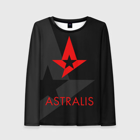 Женский лонгслив 3D с принтом ASTRALIS | АСТРАЛИС в Белгороде, 100% полиэстер | длинные рукава, круглый вырез горловины, полуприлегающий силуэт | action | astralis | awp | counter strike | cs go | cs go global offensive | cybersport | faze clan | game | gamer | hyper beast | shooter | skin | team liquid | киберспорт | оружие | скины