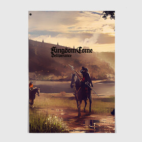 Постер с принтом Kingdom Come: Deliverance в Белгороде, 100% бумага
 | бумага, плотность 150 мг. Матовая, но за счет высокого коэффициента гладкости имеет небольшой блеск и дает на свету блики, но в отличии от глянцевой бумаги не покрыта лаком | game | kingdom come | kingdom come deliverance | игры | средние века