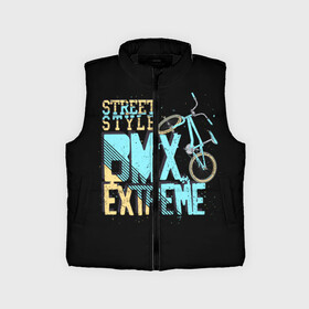 Детский жилет утепленный 3D с принтом Street style в Белгороде,  |  | background | bike | black | bmx | drawing | extreme | graphics | movement | power | splashes | sport | spots | street | style | брызги | велосипед | графика | движение | жёлтый | надпись | пятна | рисунок | сила | синий | спорт | стиль | текст | уличный |