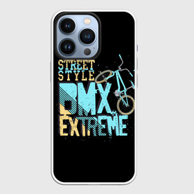 Чехол для iPhone 13 Pro с принтом Street style в Белгороде,  |  | Тематика изображения на принте: background | bike | black | bmx | drawing | extreme | graphics | movement | power | splashes | sport | spots | street | style | брызги | велосипед | графика | движение | жёлтый | надпись | пятна | рисунок | сила | синий | спорт | стиль | текст | уличный |