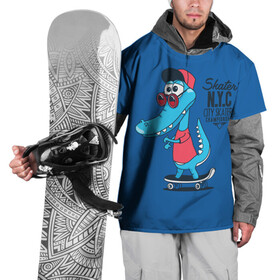 Накидка на куртку 3D с принтом Skate NYC в Белгороде, 100% полиэстер |  | freestyle | n | skateboard | бейсболка | город | графика | движение | дикий | доска | животное | колёса | красный | крокодил | крутой | надпись | нью йорк | очки | рисунок | ролики | сила | синий | скейтборд | спорт