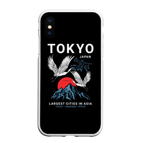 Чехол для iPhone XS Max матовый с принтом Tokyo в Белгороде, Силикон | Область печати: задняя сторона чехла, без боковых панелей | Тематика изображения на принте: cities | country | japan | large | most | mountains | nagasaki | tokyo | travel | большие | восход | города | горы | графика | журавли | закат | летят | нагасаки | надпись | полет | птицы | путешествия | рисунок | самые | солнце | страна