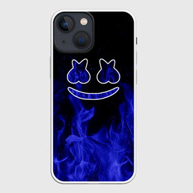 Чехол для iPhone 13 mini с принтом Marshmello Fire в Белгороде,  |  | christopher comstock | dj | fire | marshmello | music | диджей | искры | клубная музыка | клубняк | крис комсток | логотип | маршмэллоу | музыка | огонь | пламя