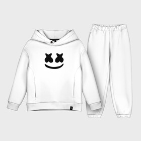 Детский костюм хлопок Oversize с принтом MERSHMELLO в Белгороде,  |  | dj | marshmello | usa | америка | клубная музыка | маршмелло | музыка | музыкант