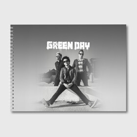 Альбом для рисования с принтом Green Day в Белгороде, 100% бумага
 | матовая бумага, плотность 200 мг. | green day | greenday | punk | rock | грин дэй | группы | музыка | панк | рок