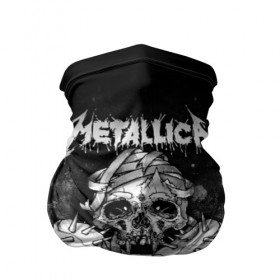 Бандана-труба 3D с принтом Metallica в Белгороде, 100% полиэстер, ткань с особыми свойствами — Activecool | плотность 150‒180 г/м2; хорошо тянется, но сохраняет форму | 
