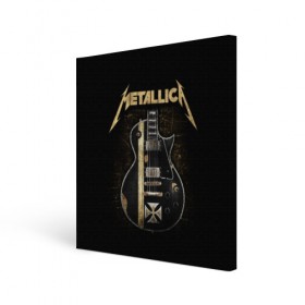 Холст квадратный с принтом Metallica в Белгороде, 100% ПВХ |  | heavy metal | metal | metallica | группы | метал | металлика | музыка | рок | трэш метал | хєви метал