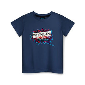Детская футболка хлопок с принтом Hoonigan (2) в Белгороде, 100% хлопок | круглый вырез горловины, полуприлегающий силуэт, длина до линии бедер | Тематика изображения на принте: hoonigan