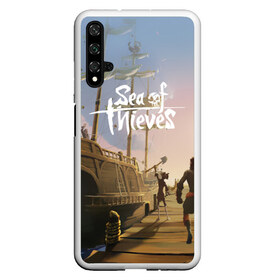 Чехол для Honor 20 с принтом Sea of Thieves в Белгороде, Силикон | Область печати: задняя сторона чехла, без боковых панелей | blade | captain | game | hat | ken | pirate | sea of thieves | snake | sword | tatoo | woman | игры | пираты