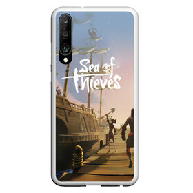 Чехол для Honor P30 с принтом Sea of Thieves в Белгороде, Силикон | Область печати: задняя сторона чехла, без боковых панелей | blade | captain | game | hat | ken | pirate | sea of thieves | snake | sword | tatoo | woman | игры | пираты