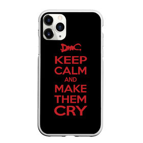 Чехол для iPhone 11 Pro Max матовый с принтом Keep Calm and Make Them Cry в Белгороде, Силикон |  | Тематика изображения на принте: 5 | cry | dante | devil | devil may cry | dmc | game | keep calm | may | данте | девил | дмс | край | мэй | неро