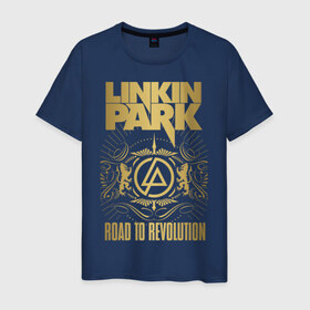 Мужская футболка хлопок с принтом Linkin Park в Белгороде, 100% хлопок | прямой крой, круглый вырез горловины, длина до линии бедер, слегка спущенное плечо. | chester bennington | linkin park | группы | линкин парк | метал | музыка | рок | честер беннингтон