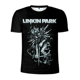 Мужская футболка 3D спортивная с принтом Linkin Park в Белгороде, 100% полиэстер с улучшенными характеристиками | приталенный силуэт, круглая горловина, широкие плечи, сужается к линии бедра | chester bennington | linkin park | группы | линкин парк | метал | музыка | рок | честер беннингтон