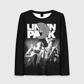 Женский лонгслив 3D с принтом Linkin Park в Белгороде, 100% полиэстер | длинные рукава, круглый вырез горловины, полуприлегающий силуэт | chester bennington | linkin park | группы | линкин парк | метал | музыка | рок | честер беннингтон
