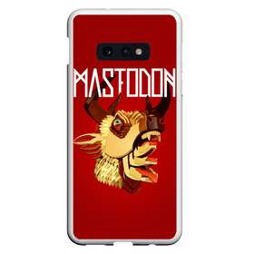 Чехол для Samsung S10E с принтом Mastodon в Белгороде, Силикон | Область печати: задняя сторона чехла, без боковых панелей | leviathan | mastodon | metal | sludge metal | stoner | грув метал | группы | мастодон | метал | музыка | рок