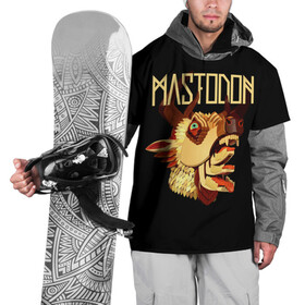 Накидка на куртку 3D с принтом Mastodon в Белгороде, 100% полиэстер |  | leviathan | mastodon | metal | sludge metal | stoner | грув метал | группы | мастодон | метал | музыка | рок