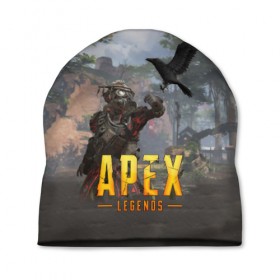 Шапка 3D с принтом APEX LEGENDS в Белгороде, 100% полиэстер | универсальный размер, печать по всей поверхности изделия | apex | apex legends | апекс | апекс легенд | апекс легендс | бой | игра | компьютерная игра | королевская битва | лучшее | онлайн игра | популярное | хит | шутер