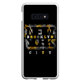 Чехол для Samsung S10E с принтом New York City в Белгороде, Силикон | Область печати: задняя сторона чехла, без боковых панелей | Тематика изображения на принте: art | background | brooklyn | city | drawing | fashion | font | graphics | illustration | lifestyle | new york | text | бруклин | город | графика | жизни | иллюстрация | искусство | мода | нью йорк | рисунок | стиль | текст | фон | шрифт