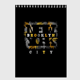 Скетчбук с принтом New York City в Белгороде, 100% бумага
 | 48 листов, плотность листов — 100 г/м2, плотность картонной обложки — 250 г/м2. Листы скреплены сверху удобной пружинной спиралью | art | background | brooklyn | city | drawing | fashion | font | graphics | illustration | lifestyle | new york | text | бруклин | город | графика | жизни | иллюстрация | искусство | мода | нью йорк | рисунок | стиль | текст | фон | шрифт