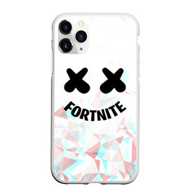 Чехол для iPhone 11 Pro матовый с принтом FORTNITE x MARSHMELLO в Белгороде, Силикон |  | 2019 | dj | fortnite | game | glitch | marshmello | usa | америка | глитч | игра | клубная музыка | маршмелло | музыка | музыкант | ф | фортнайт