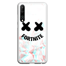 Чехол для Honor P30 с принтом FORTNITE x MARSHMELLO в Белгороде, Силикон | Область печати: задняя сторона чехла, без боковых панелей | 2019 | dj | fortnite | game | glitch | marshmello | usa | америка | глитч | игра | клубная музыка | маршмелло | музыка | музыкант | ф | фортнайт