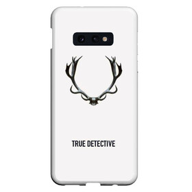 Чехол для Samsung S10E с принтом True Detective в Белгороде, Силикон | Область печати: задняя сторона чехла, без боковых панелей | carcosa | true detective | каркоса | криминал | мистика | настоящий детектив | раст коул | религия | ритуал | рога | символ | эзотерика