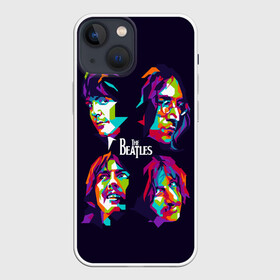 Чехол для iPhone 13 mini с принтом The Beatles в Белгороде,  |  | beatles | the beatles | битлз | битлс | битлы | группы | джон леннон | джордж харрисон | легенды | музыка | пол маккартни | ринго старр | рок