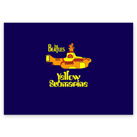 Поздравительная открытка с принтом The Beatles. Yellow Submarine в Белгороде, 100% бумага | плотность бумаги 280 г/м2, матовая, на обратной стороне линовка и место для марки
 | Тематика изображения на принте: beatles | the beatles | yellow submarine | битлз | битлс | битлы | группы | джон леннон | джордж харрисон | легенды | музыка | пол маккартни | ринго старр | рок