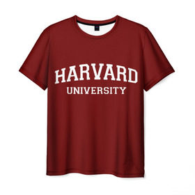 Мужская футболка 3D с принтом Harvard University_девиз в Белгороде, 100% полиэфир | прямой крой, круглый вырез горловины, длина до линии бедер | harvard university | usa | америка | вуз | гарвард | колледж | образование | студенты | сша | университет | школа
