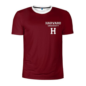 Мужская футболка 3D спортивная с принтом Harvard University в Белгороде, 100% полиэстер с улучшенными характеристиками | приталенный силуэт, круглая горловина, широкие плечи, сужается к линии бедра | harvard university | usa | америка | вуз | гарвард | колледж | образование | студенты | сша | университет | школа