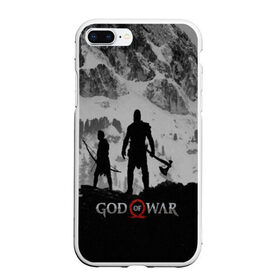 Чехол для iPhone 7Plus/8 Plus матовый с принтом GOD of WAR в Белгороде, Силикон | Область печати: задняя сторона чехла, без боковых панелей | god of war | god of war 2 | god of war ii | бог войны | война богов | колосс родосский | кратос | крик