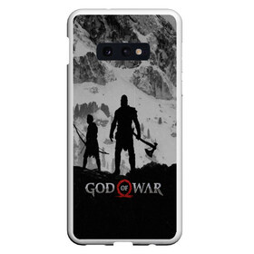 Чехол для Samsung S10E с принтом GOD of WAR в Белгороде, Силикон | Область печати: задняя сторона чехла, без боковых панелей | god of war | god of war 2 | god of war ii | бог войны | война богов | колосс родосский | кратос | крик