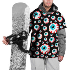 Накидка на куртку 3D с принтом Mishka NYC в Белгороде, 100% полиэстер |  | addict | keep watch | mishka | mishkanyc | nyc | ski patrol crewneck | tessa violet | бренд | глаза | мишка | стритвер | тесса виолет | уличная мода | урбан стаил