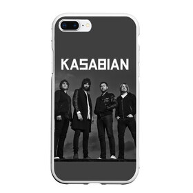 Чехол для iPhone 7Plus/8 Plus матовый с принтом Kasabian в Белгороде, Силикон | Область печати: задняя сторона чехла, без боковых панелей | Тематика изображения на принте: kasabian | группы | касабиан | касейбиан | крис эдвардс | музыка | рок | рок группы | серджио пиццорно | том мейган