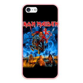 Чехол для iPhone 5/5S матовый с принтом Iron Maiden в Белгороде, Силикон | Область печати: задняя сторона чехла, без боковых панелей | heavy metal | iron maiden | metal | айрон мейден | группы | метал | музыка | рок | хеви метал