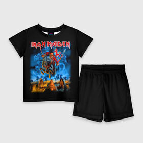 Детский костюм с шортами 3D с принтом Iron Maiden в Белгороде,  |  | heavy metal | iron maiden | metal | айрон мейден | группы | метал | музыка | рок | хеви метал