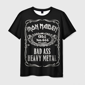Мужская футболка 3D с принтом Iron Maiden в Белгороде, 100% полиэфир | прямой крой, круглый вырез горловины, длина до линии бедер | heavy metal | iron maiden | metal | айрон мейден | группы | метал | музыка | рок | хеви метал