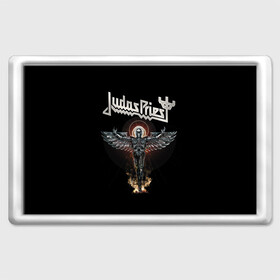 Магнит 45*70 с принтом Judas Priest в Белгороде, Пластик | Размер: 78*52 мм; Размер печати: 70*45 | judas priest | metal | rock | группы | метал | музыка | рок | хард рок | хэви метал