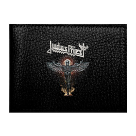 Обложка для студенческого билета с принтом Judas Priest в Белгороде, натуральная кожа | Размер: 11*8 см; Печать на всей внешней стороне | judas priest | metal | rock | группы | метал | музыка | рок | хард рок | хэви метал