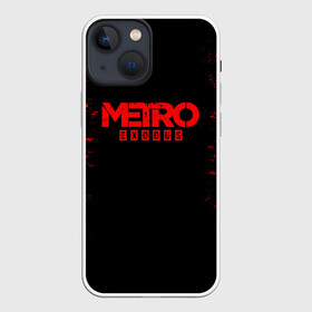 Чехол для iPhone 13 mini с принтом METRO EXODUS в Белгороде,  |  | exodus | horror | metro 2033 | metro exodus | red | sparta | survival | игры | исход | метро | метро 2035 | спарта | спартанцы