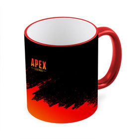 Кружка 3D с принтом APEX LEGENDS в Белгороде, керамика | ёмкость 330 мл | apex | apex legends | battle | battle royal | bloodhound | titanfall | wraith | апекс | апекс легендс | батл рояль | битва | война | королевская битва
