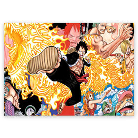 Поздравительная открытка с принтом One Piece в Белгороде, 100% бумага | плотность бумаги 280 г/м2, матовая, на обратной стороне линовка и место для марки
 | anime | asian | asiatic | big | cat | crow | giant | hat | huge | japonese | karasu | kyojin | manga | neko | one piece | oppai | oriental | power | powerful | tophat | weapon | woma | аниме | манга | япония