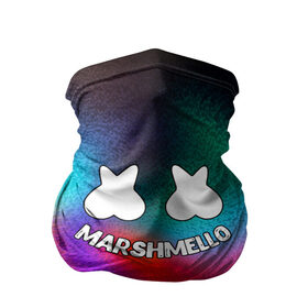 Бандана-труба 3D с принтом Marshmello 2019 в Белгороде, 100% полиэстер, ткань с особыми свойствами — Activecool | плотность 150‒180 г/м2; хорошо тянется, но сохраняет форму | christopher comstock | dj | marshmello | music | диджей | клубная музыка | клубняк | крис комсток | логотип | маршмэллоу | музыка