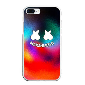 Чехол для iPhone 7Plus/8 Plus матовый с принтом Marshmello 2019 в Белгороде, Силикон | Область печати: задняя сторона чехла, без боковых панелей | christopher comstock | dj | marshmello | music | диджей | клубная музыка | клубняк | крис комсток | логотип | маршмэллоу | музыка