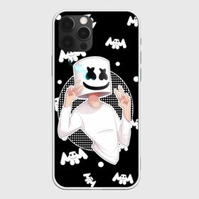 Чехол для iPhone 12 Pro с принтом Marshmello в Белгороде, силикон | область печати: задняя сторона чехла, без боковых панелей | alone | beautiful now | disc | dj | jockey | marshmallow | американский | диджей | дискотека | маршмэллоу | продюсер