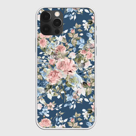 Чехол для iPhone 12 Pro Max с принтом Розовые розы в Белгороде, Силикон |  | bouquet | fashion | flora | flowers | illustra | nature | ornament | patterns | petals | pink | roses | style | youth | букет | графика | иллюстрация | картинка | лепестки | мода | молодежная | орнамент | природа | рисунок | розовые | розы | синий