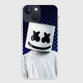 Чехол для iPhone 13 mini с принтом MARSHMELLO в Белгороде,  |  | marsh | marshmallow | marshmello | marshmelo | mello | music | smile | диджей | лого | маршмеллов | маршмеллоу | маршмеллу | маршмело | маршмелов | маршмелоу | музыка | музыкант | рожица | трэп | улыбка | хаус