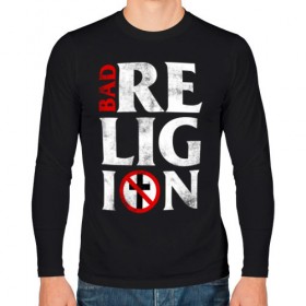Мужской лонгслив хлопок с принтом Bad Religion в Белгороде, 100% хлопок |  | bad religion | hardcore | punk | группы | музыка | панк | панк рок | рок