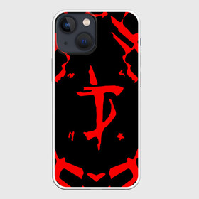 Чехол для iPhone 13 mini с принтом DOOM в Белгороде,  |  | devil | doom | hell | mark of the doom slayer | slayer | ад | гарнил | дум | знаки | иероглифы | компьютерные игры 2019 | преисподняя | символ | солдат