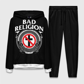 Женский костюм 3D (с толстовкой) с принтом Bad Religion в Белгороде,  |  | bad religion | hardcore | punk | группы | музыка | панк | панк рок | рок